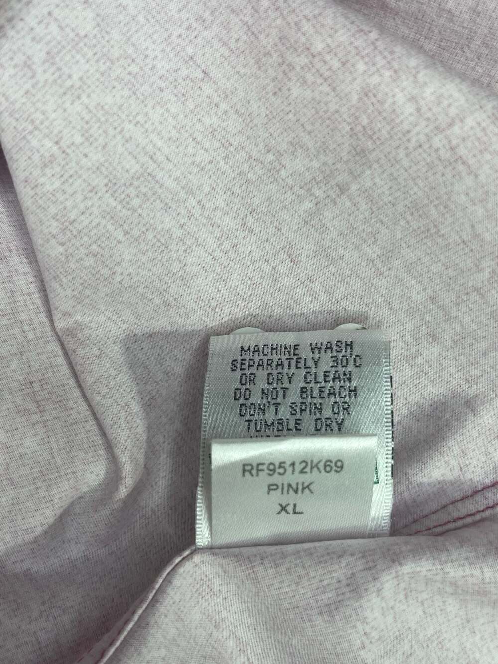 Bugatchi OoohCotton Tech Long Sleeve Button Down Shirt Pink XL - Picture 9 of 10